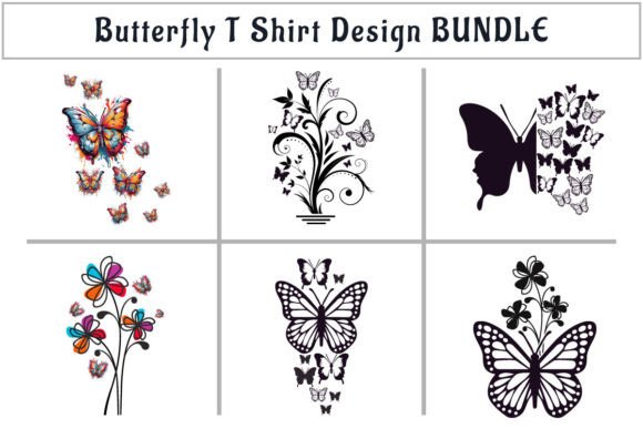 Butterfly Flower T Shirt Design, BUNDLE: A Designer's Guide