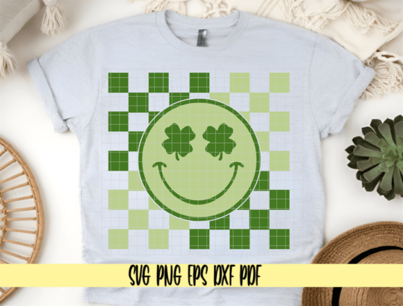 Celebrate St. Patrick's Day with a Retro Smiley Graphic