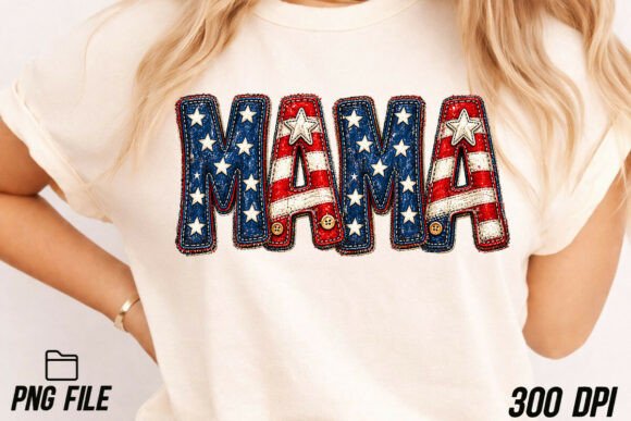 Celebrate with Style: The Independence Day MAMA Patchwork Design