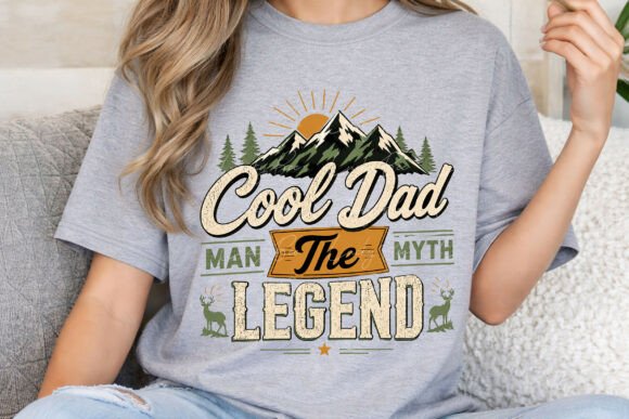 Cool Dad Man The Myth The Legend PNG: A Designer's Asset Guide