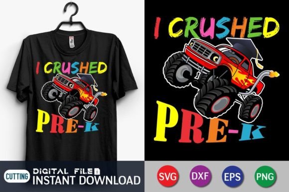 I Crushed Pre-K Monster Truck Graduation: A Playful Font for Bold Projects