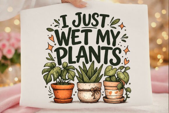 I Just Wet My Plants: A PNG Design for Every Plant Lover