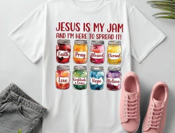 Jesus is My Jam Png: Blending Faith and Retro Style