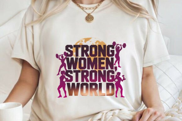 Strong Women Strong World 8 March PNG: A Design Asset for Impact