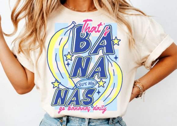 That's Bananas Funny Quote Summer PNG: A Playful Design Asset